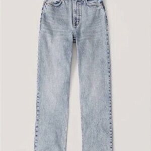Abercrombie Straight Leg Acid Wash Jeans - Like New!